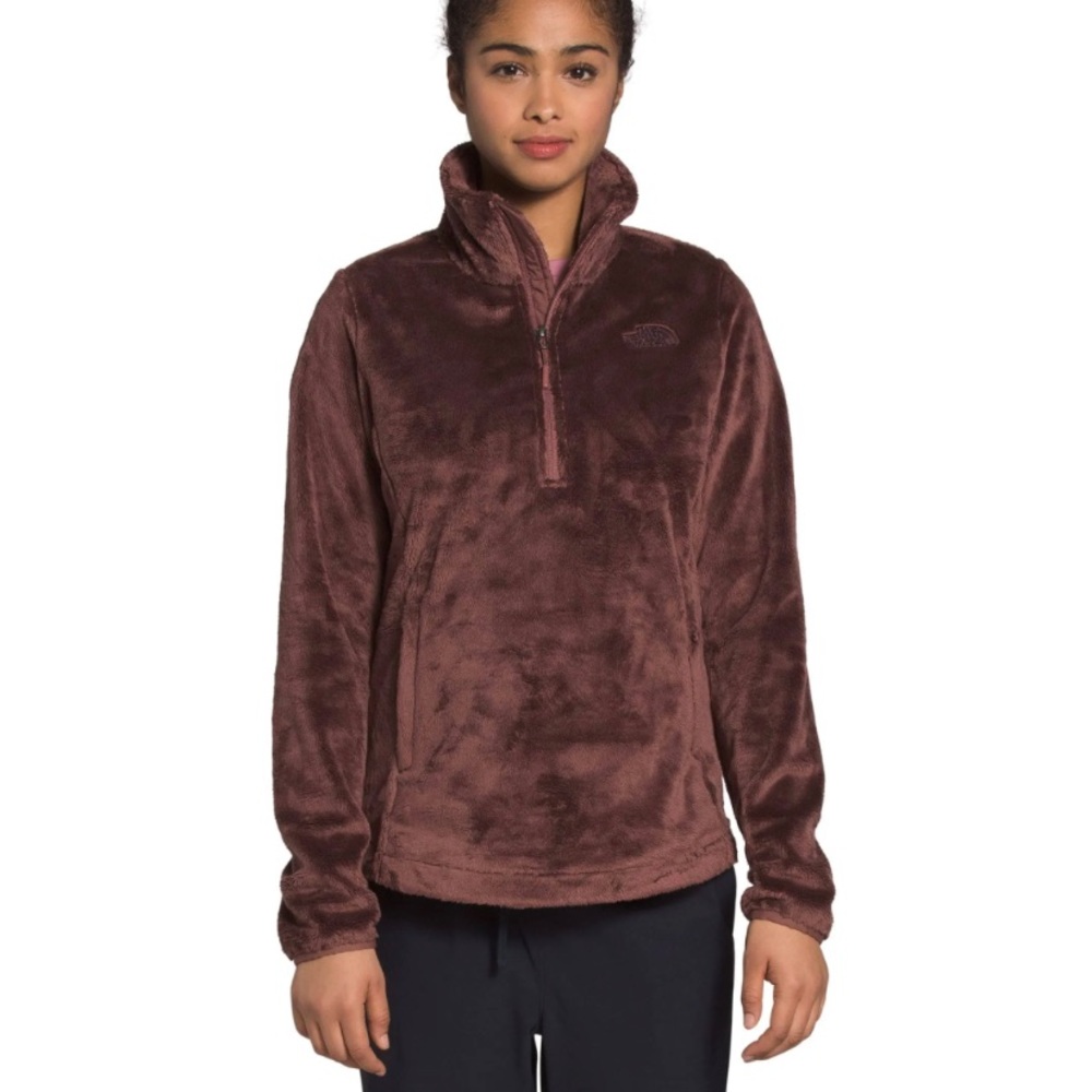 The North Face Osito 1/4-Zip Fleece Pullover - Women's XS in maroon purple NWOT